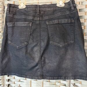 Blank NYC Charcoal Mini Skirt